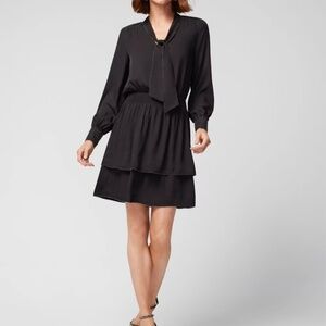 NWT White House Black Market beaded blousen dress